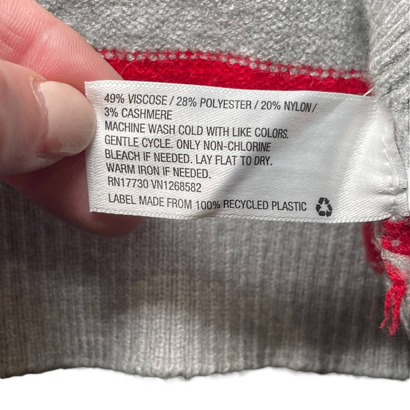 LA LIGNE x Target Striped Sweater Women's Plus Sz 3X Cashmere Blend Preppy Cozy - Picture 8 of 10